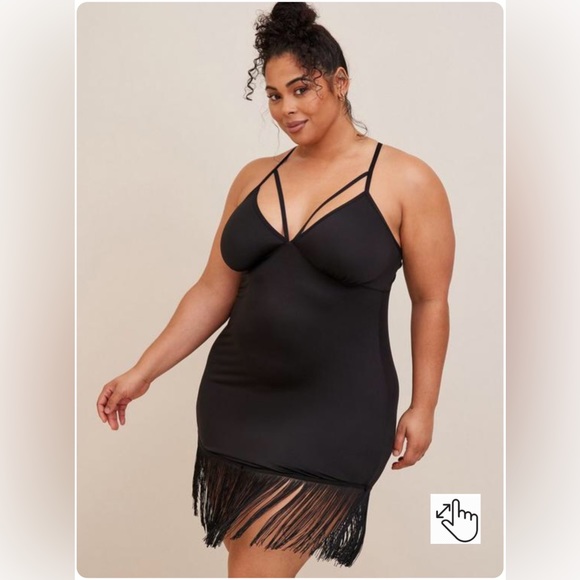 🌟Last chance!🌟 Fringe Chemise by Torrid size 3 - Picture 2 of 4
